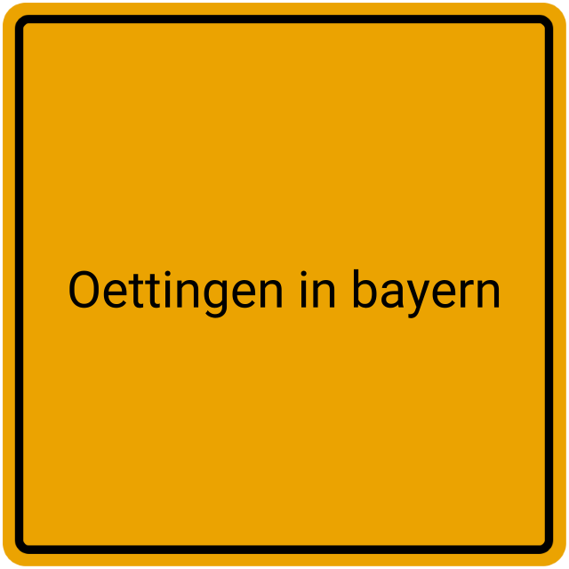 Meldebestätigung Oettingen in Bayern